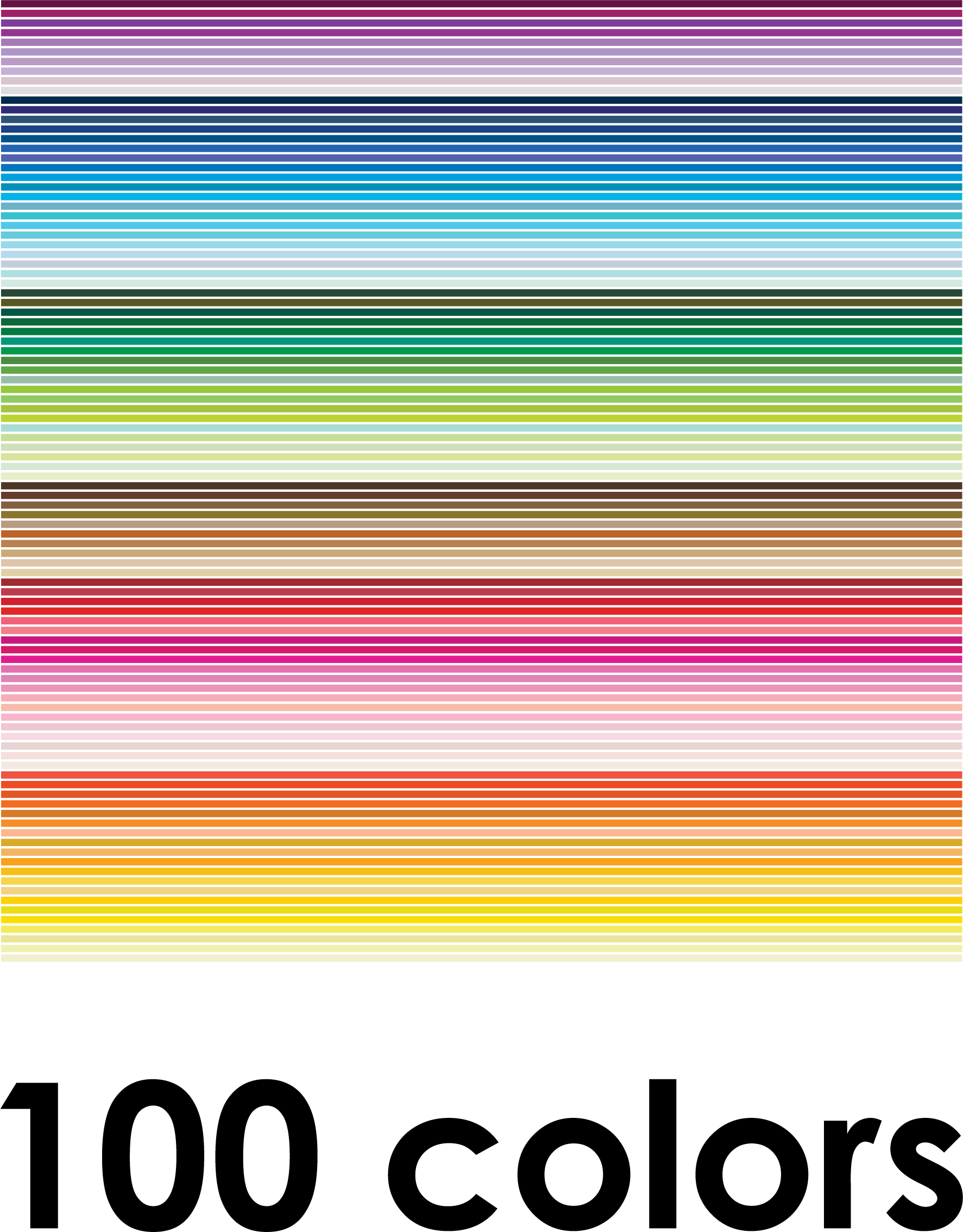 The 100 colors store|エマニュエル・ムホーのアートプリント