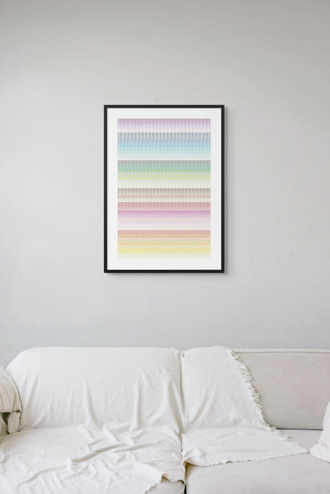 100 colors – NUMBERS no.01 “Rhythm of Years”