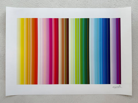 100 colors – SPECTRUM no.01 “Flow of 100 colors”