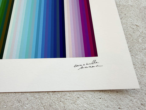 100 colors – SPECTRUM no.01 “Flow of 100 colors”