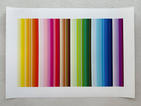 100 colors – SPECTRUM no.01 “Flow of 100 colors”