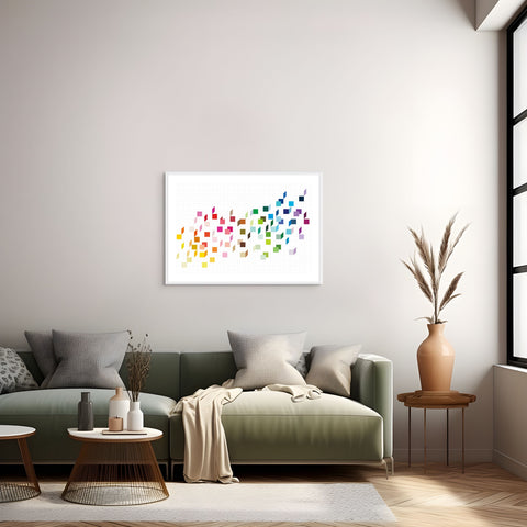 100 colors – STRUCTURES no.01 “Fragments of Order”