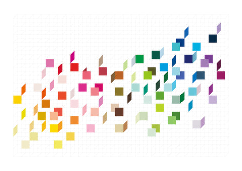 100 colors – STRUCTURES no.01 “Fragments of Order”